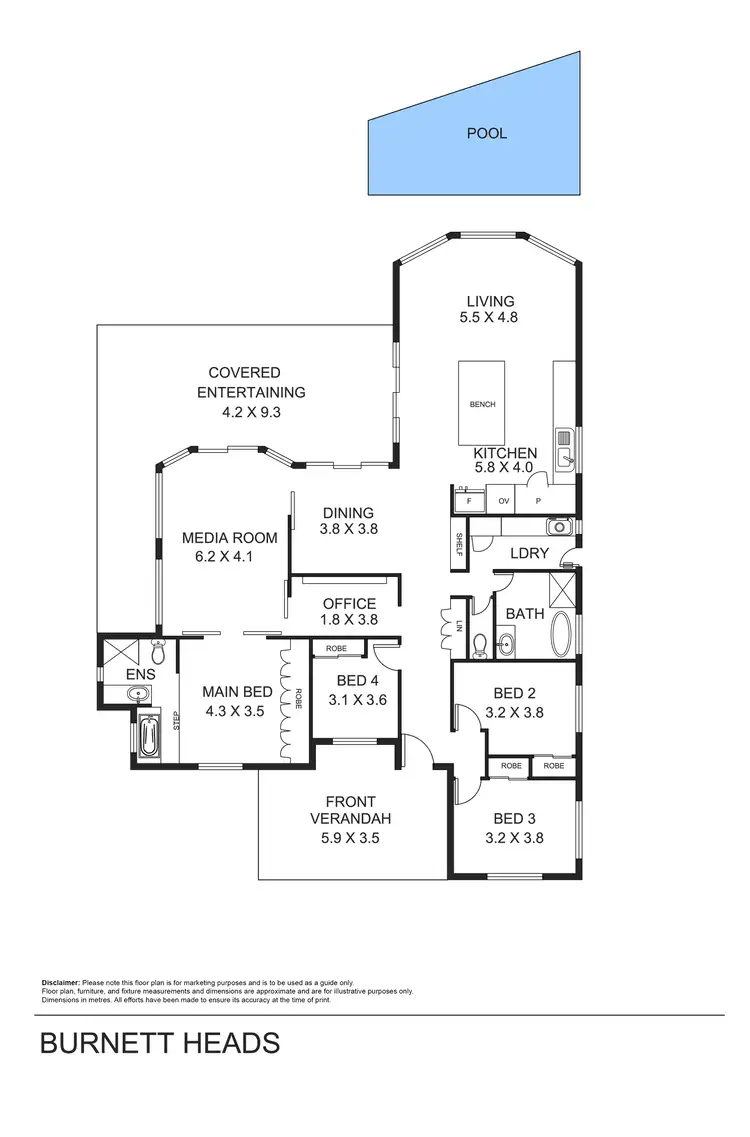 Floorplan of Homely house listing, 174 Shelley Street, Burnett Heads QLD 4670