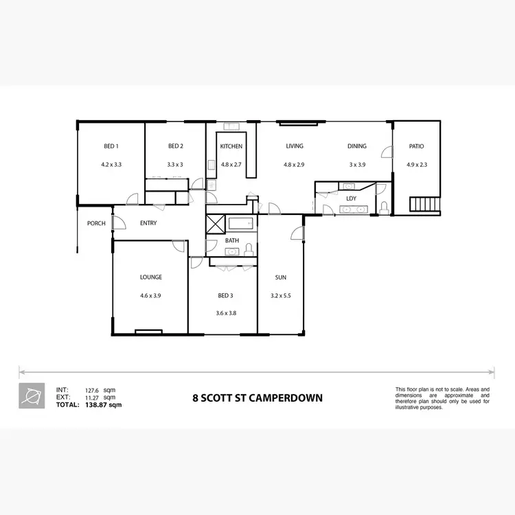 Floorplan of Homely house listing, 8 Scott Street, Camperdown VIC 3260