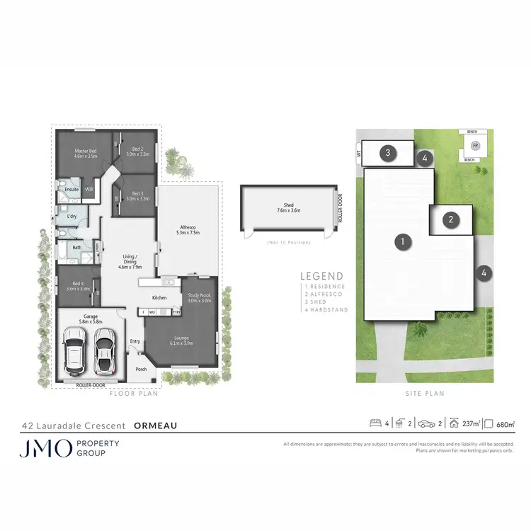 Floorplan of Homely house listing, 42 Lauradale Crescent, Ormeau QLD 4208