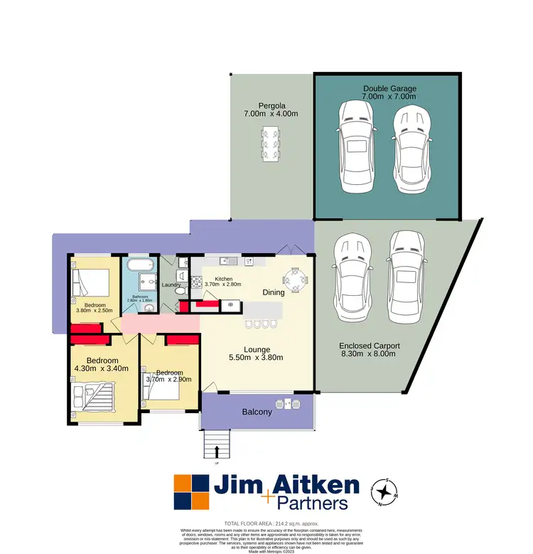 Floorplan of Homely house listing, 3 Heyward Close, Jamisontown NSW 2750