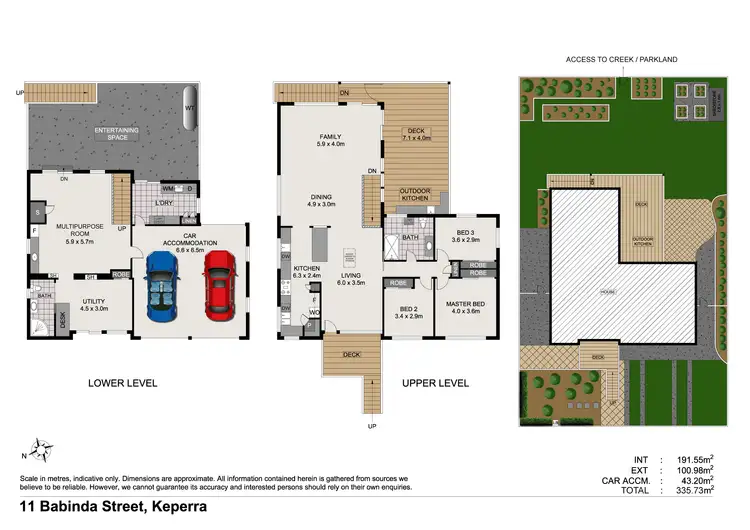 Floorplan of Homely house listing, 11 Babinda Street, Keperra QLD 4054
