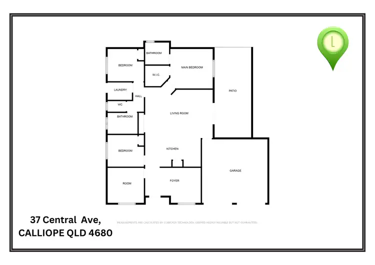 Floorplan of Homely house listing, 37 Central Avenue, Calliope QLD 4680