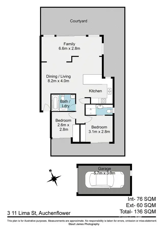 Floorplan of Homely apartment listing, 3/11 Lima Street, Auchenflower QLD 4066