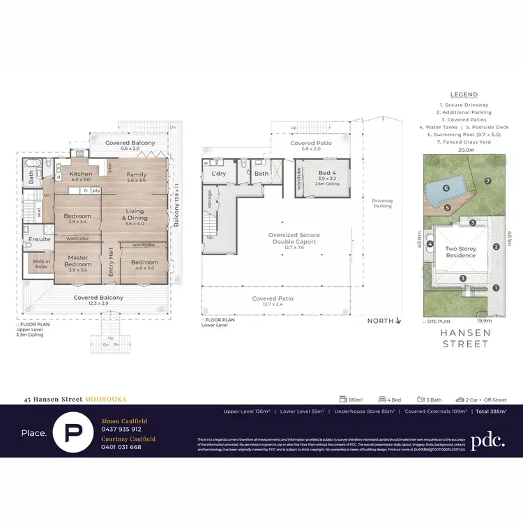 Floorplan of Homely house listing, 45-47 Hansen Street, Moorooka QLD 4105