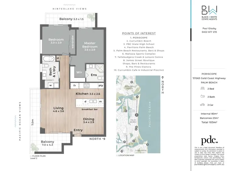Floorplan of Homely apartment listing, 7/1263 Gold Coast Highway, Palm Beach QLD 4221