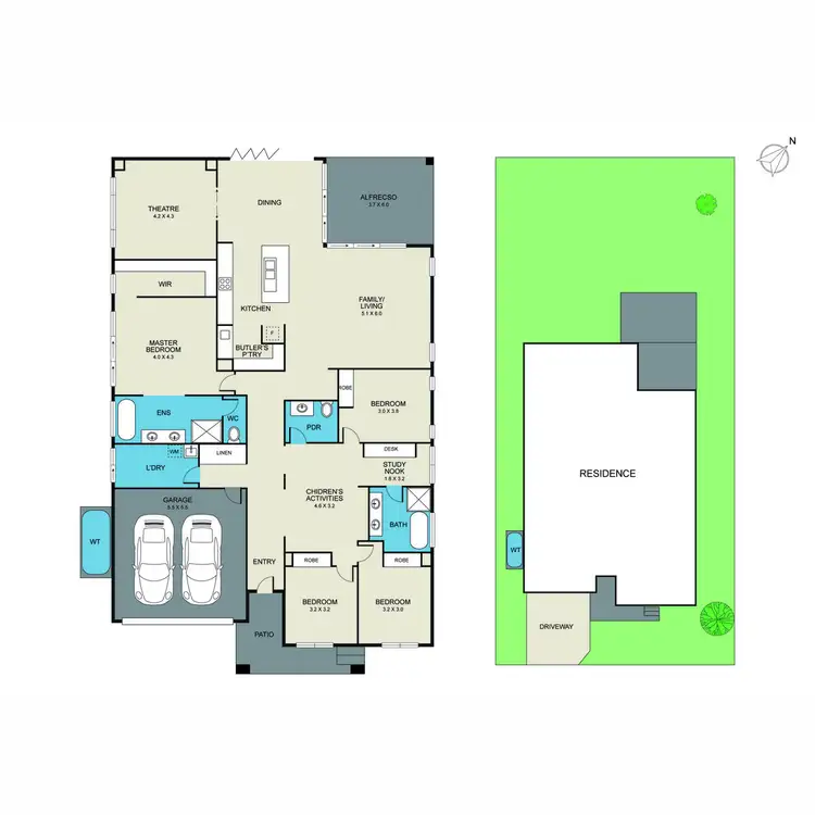 Floorplan of Homely house listing, 43 Coolalta Drive, Nulkaba NSW 2325