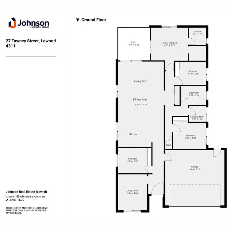 Floorplan of Homely house listing, 27 Tawney Street, Lowood QLD 4311