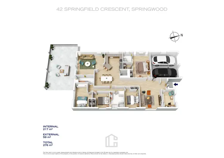 Floorplan of Homely house listing, 42 Springfield Crescent, Springwood NSW 2777