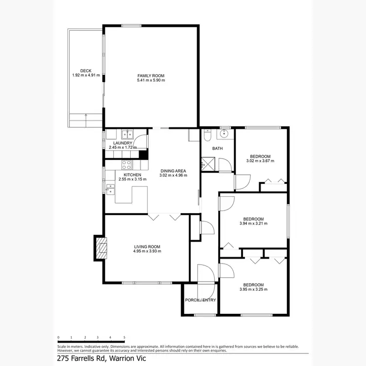 Floorplan of Homely rural property listing, 275 Farrells Road, Warrion VIC 3249