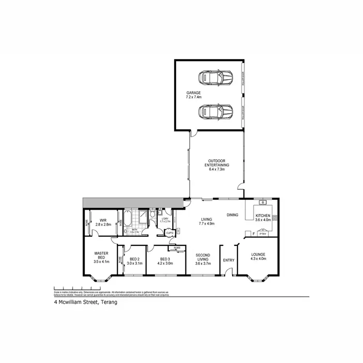 Floorplan of Homely house listing, 4 McWilliam Street, Terang VIC 3264