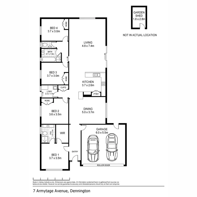Floorplan of Homely house listing, 7 Armytage Avenue, Warrnambool VIC 3280