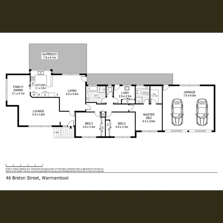 Floorplan of Homely house listing, 46 Breton Street, Warrnambool VIC 3280