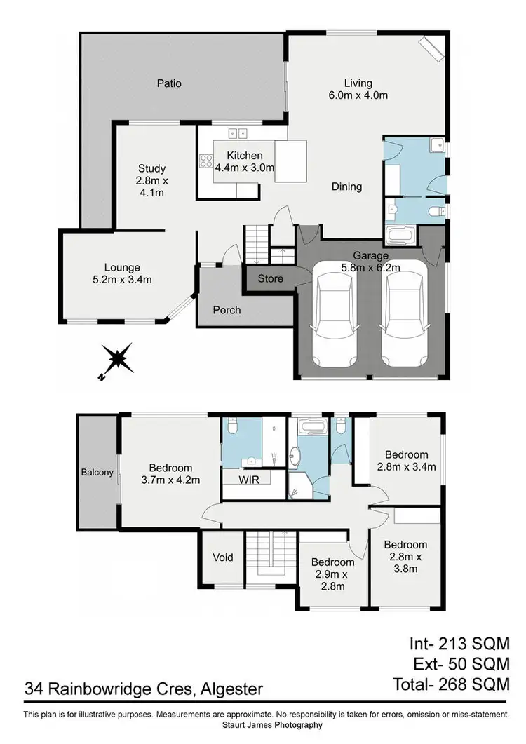 Floorplan of Homely house listing, 34 Rainbowridge Crescent, Algester QLD 4115