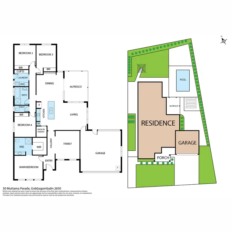 Floorplan of Homely house listing, 30 Muttama Parade, Gobbagombalin NSW 2650