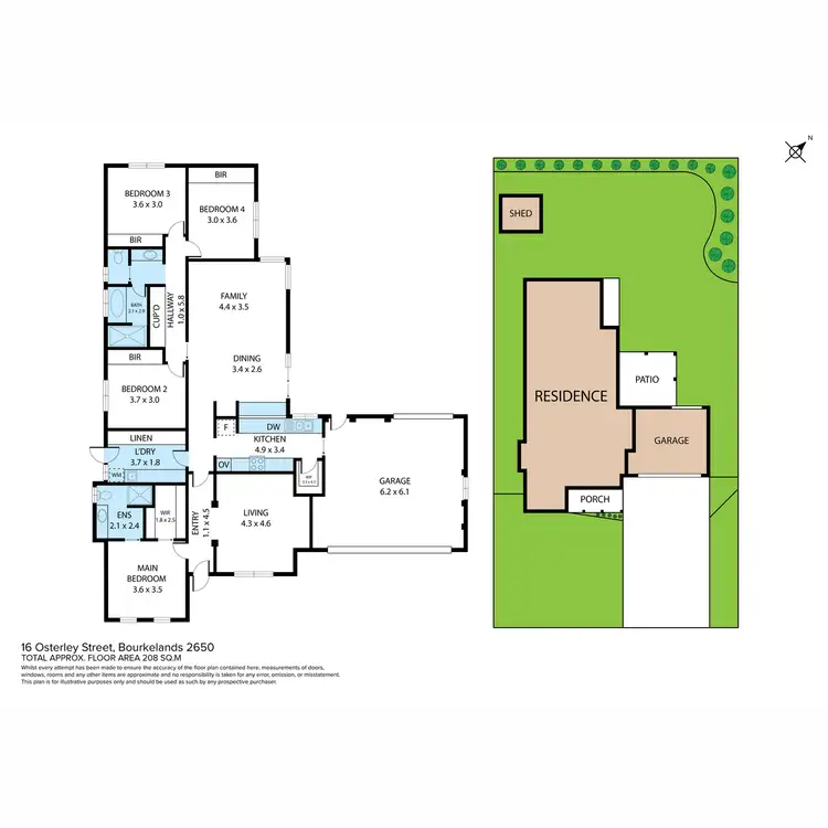 Floorplan of Homely house listing, 16 Osterley Street, Bourkelands NSW 2650