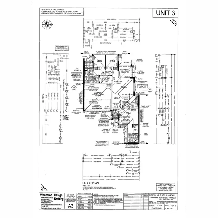 Floorplan of Homely unit listing, 3C Hartfield Way, Westminster WA 6061