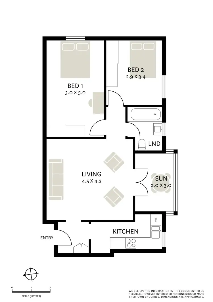 Floorplan of Homely apartment listing, 7/18-22 Hardie Street, Darlinghurst NSW 2010