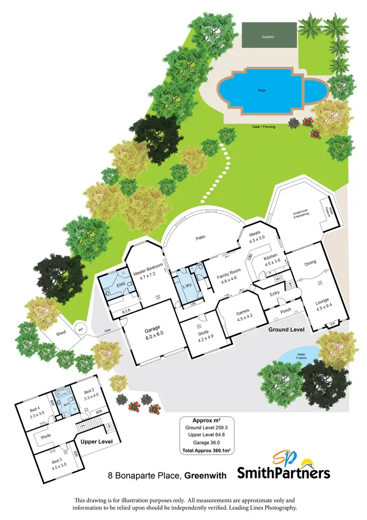 Floorplan of Homely house listing, 8 Bonaparte Place, Greenwith SA 5125