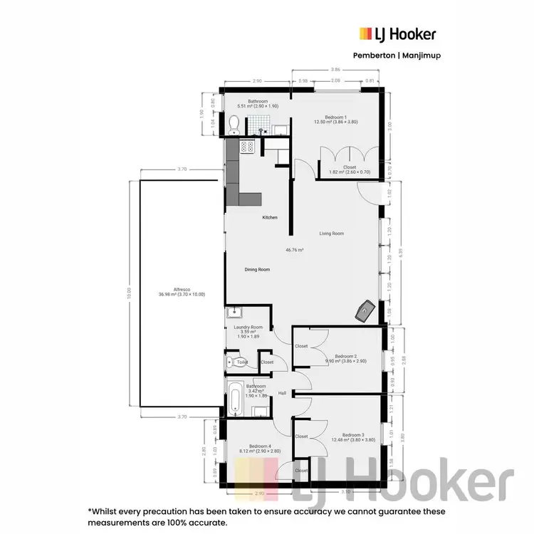 Floorplan of Homely house listing, 12 Sheoak Street, Manjimup WA 6258