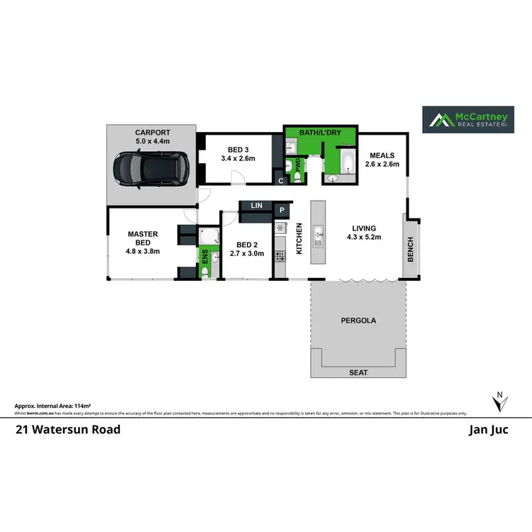 Floorplan of Homely house listing, 21 Watersun Road, Jan Juc VIC 3228