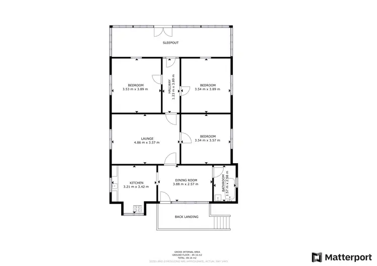 Floorplan of Homely house listing, 4 View Street, Woodend QLD 4305