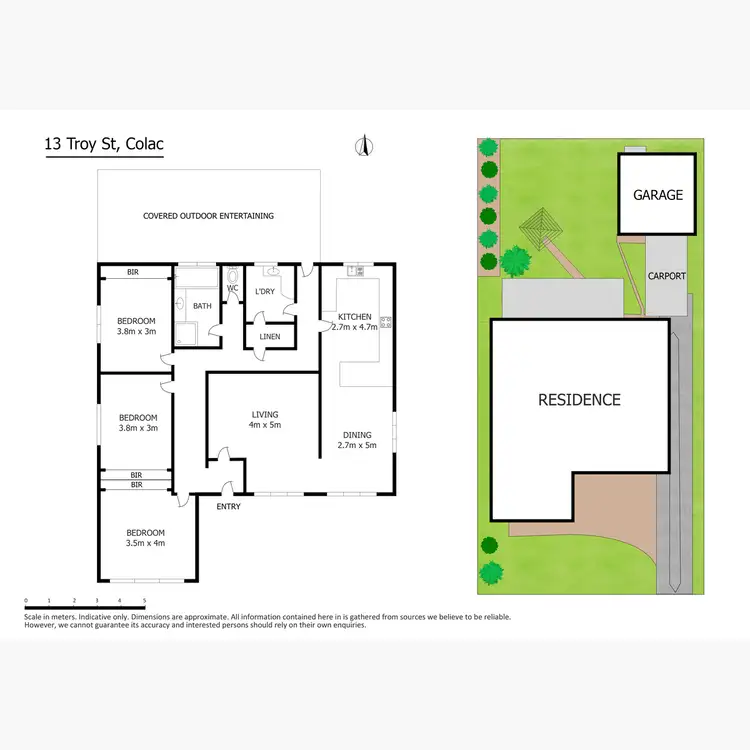 Floorplan of Homely house listing, 13 Troy Street, Colac VIC 3250