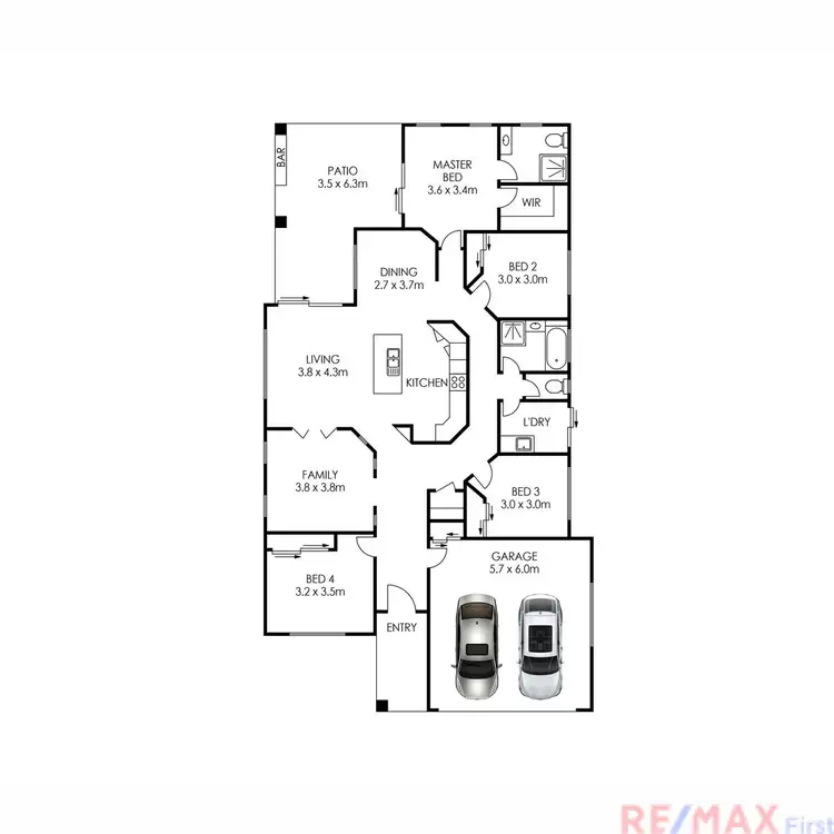 Floorplan of Homely house listing, 11 Alicia Circuit, Little Mountain QLD 4551
