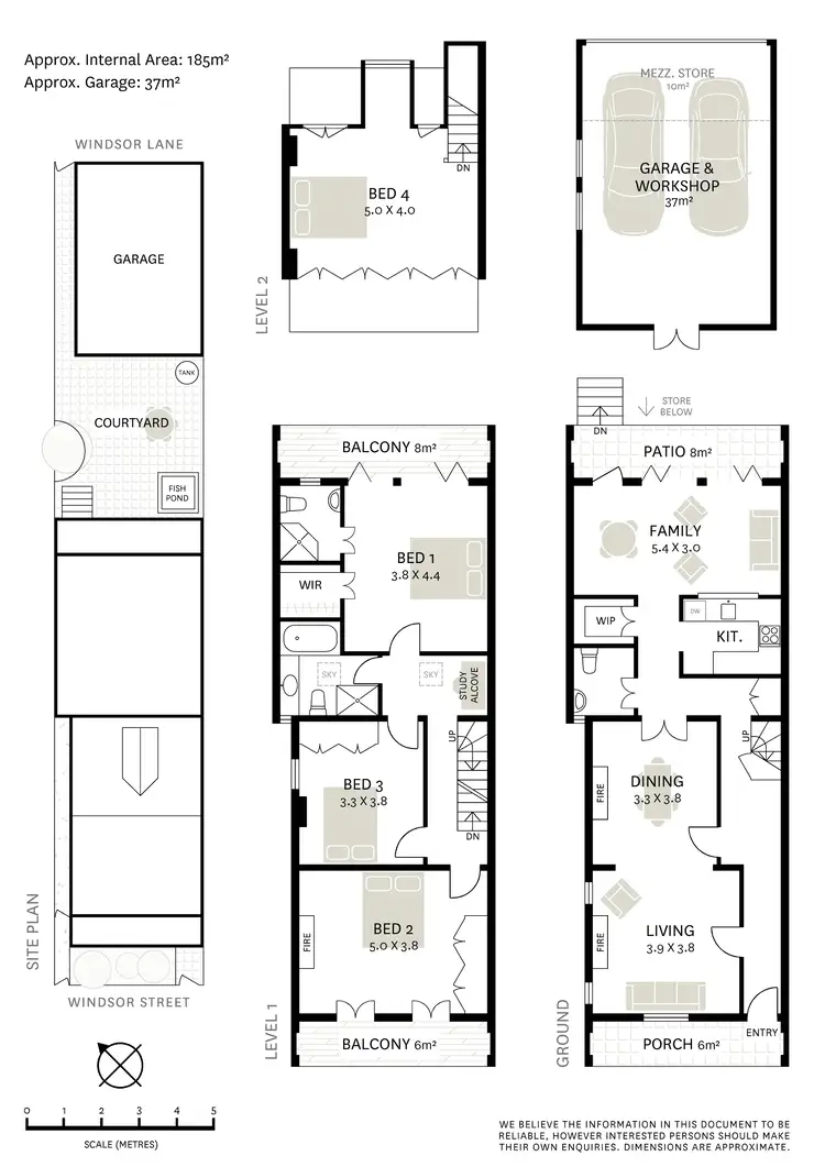 Floorplan of Homely terrace listing, 130 Windsor Street, Paddington NSW 2021