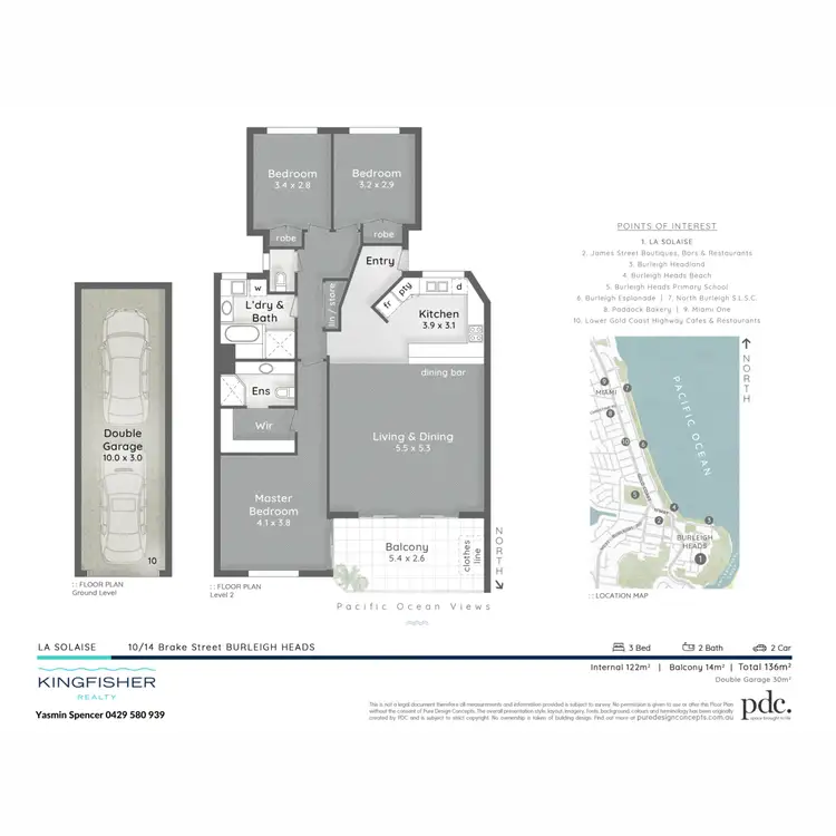Floorplan of Homely apartment listing, 10/14 Brake Street, Burleigh Heads QLD 4220