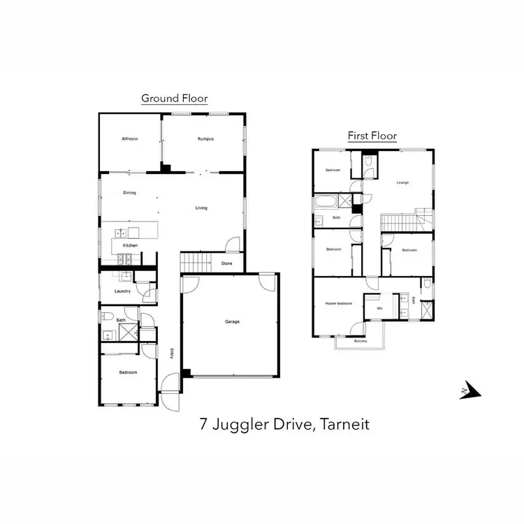 Floorplan of Homely house listing, 7 Juggler Drive, Tarneit VIC 3029