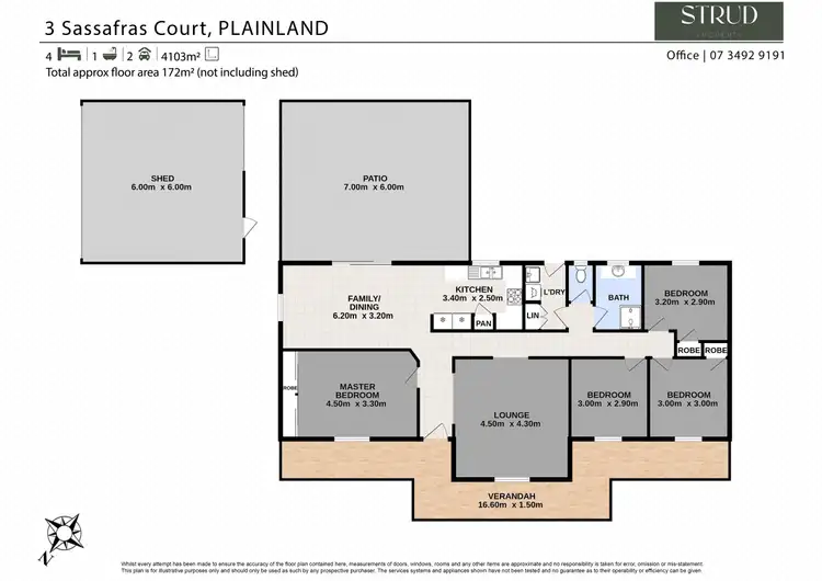 Floorplan of Homely house listing, 3 Sassafras Court, Plainland QLD 4341