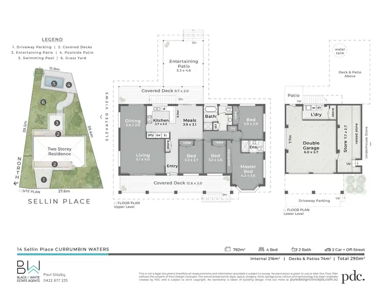 Floorplan of Homely house listing, 14 Sellin Place, Currumbin Waters QLD 4223