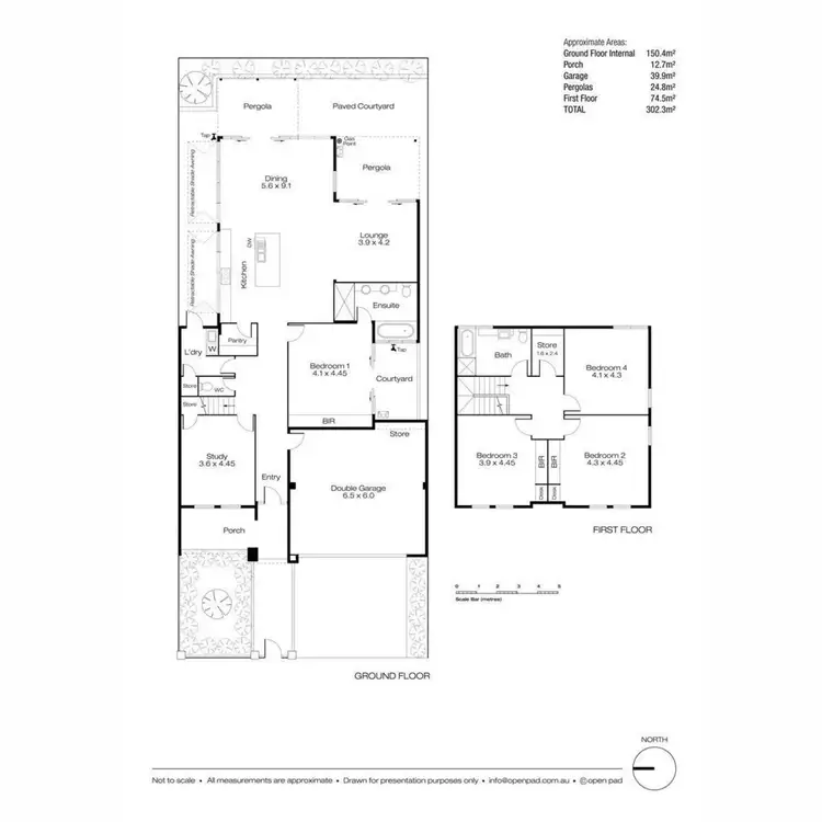 Floorplan of Homely house listing, 4B Montreal Street, Fremantle WA 6160