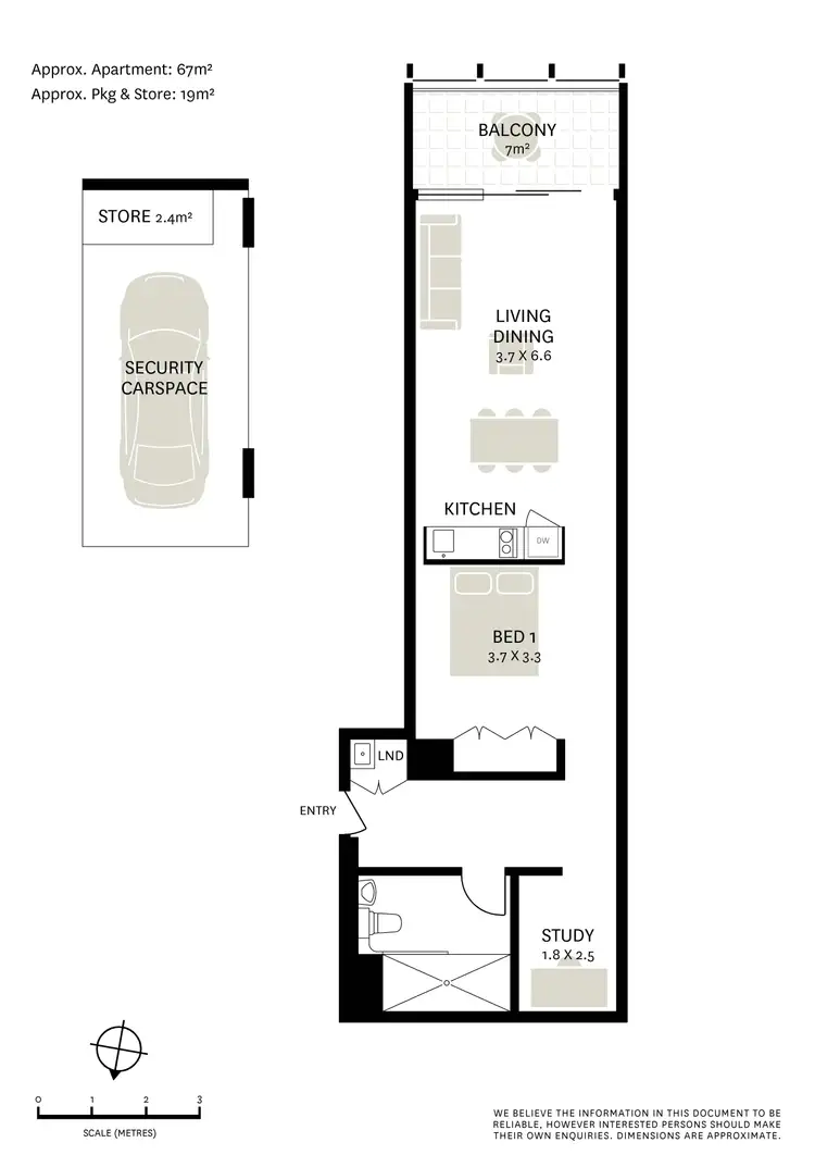 Floorplan of Homely apartment listing, 707/8 Central Park Avenue, Chippendale NSW 2008