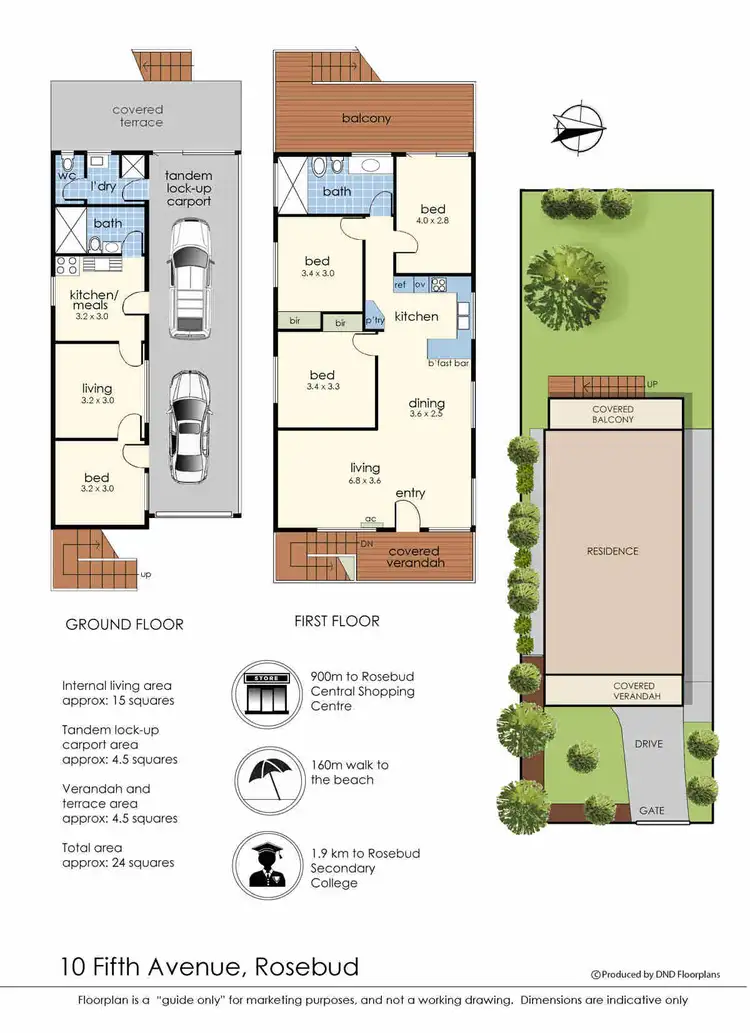 Floorplan of Homely house listing, 10 Fifth Avenue, Rosebud VIC 3939