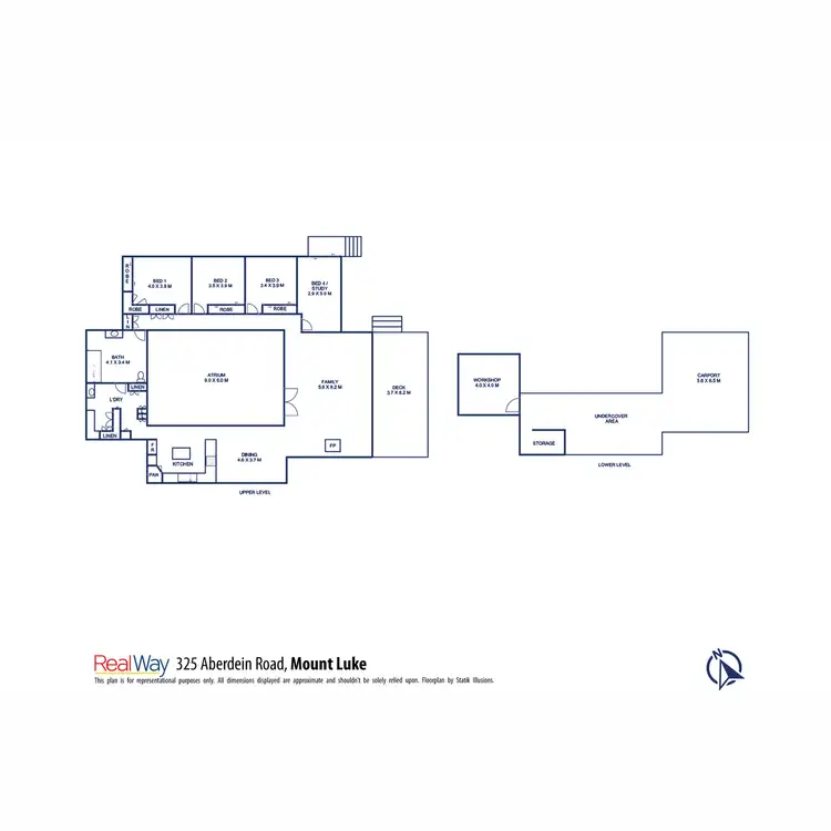 Floorplan of Homely rural property listing, 325 Aberdein Road, Mount Luke QLD 4352