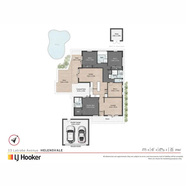 Floorplan of Homely house listing, 13 Latrobe Avenue, Helensvale QLD 4212