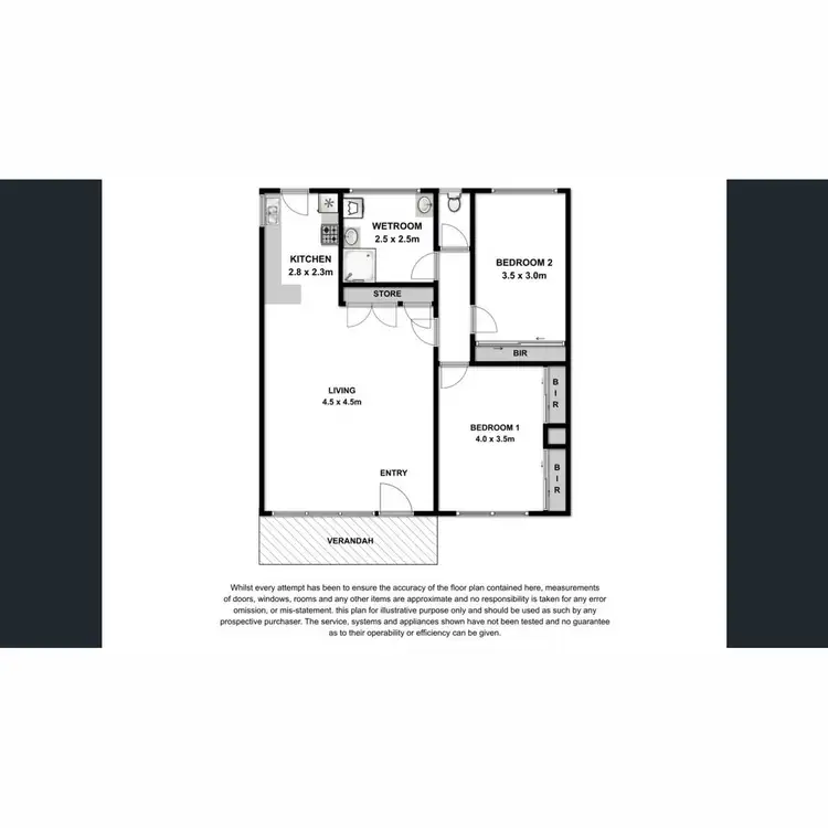 Floorplan of Homely unit listing, 4/19-21 Kruger Street, Warrnambool VIC 3280