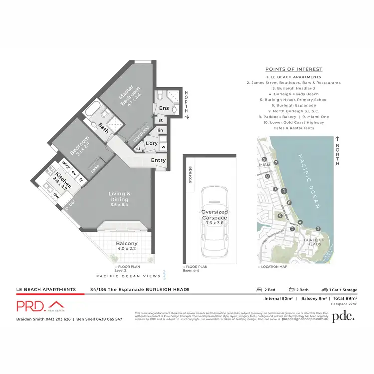 Floorplan of Homely unit listing, 34/136 The Esplanade, Burleigh Heads QLD 4220