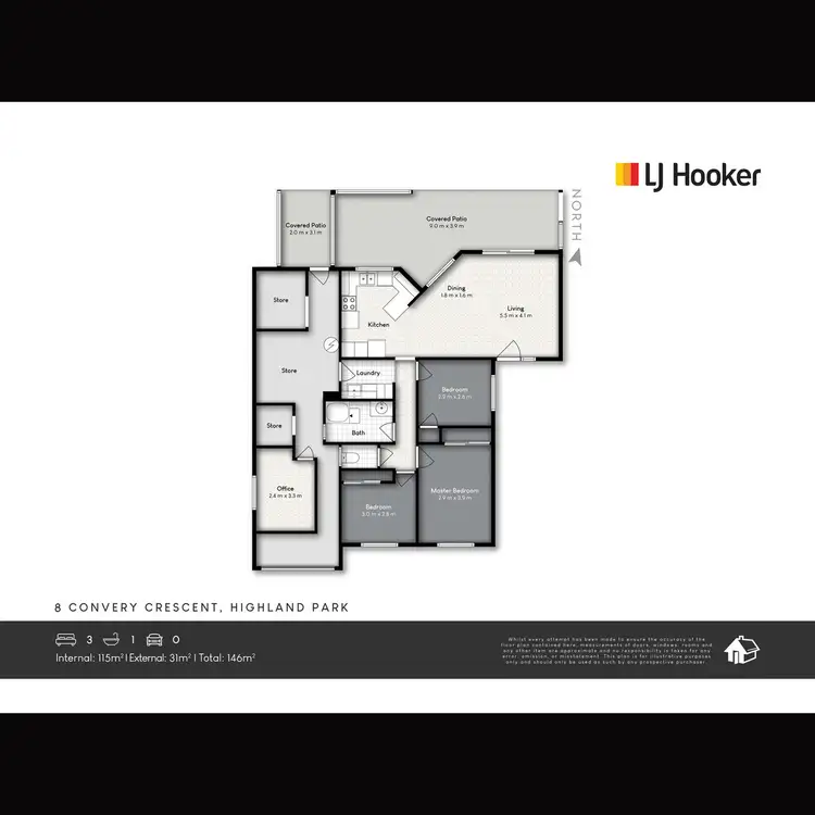 Floorplan of Homely house listing, 8 Convery Crescent, Highland Park QLD 4211