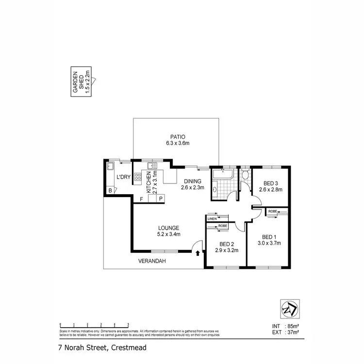 Floorplan of Homely house listing, 7 Norah Street, Crestmead QLD 4132