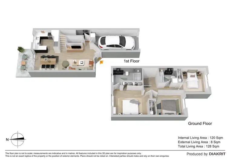 Floorplan of Homely townhouse listing, Address available on request