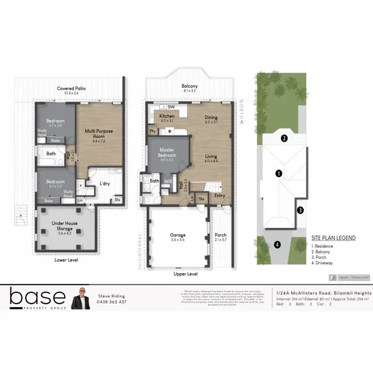 Floorplan of Homely semi-detached listing, 1/24A McAllisters Road, Bilambil Heights NSW 2486