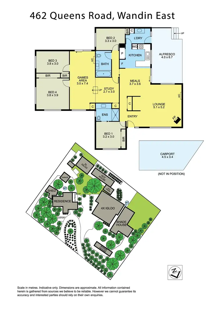 Floorplan of Homely house listing, 462 Queens Road, Wandin East VIC 3139