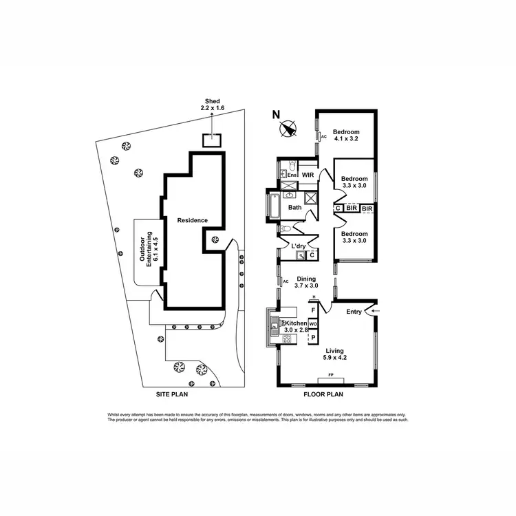 Floorplan of Homely house listing, 33 Seabrook Boulevard, Seabrook VIC 3028