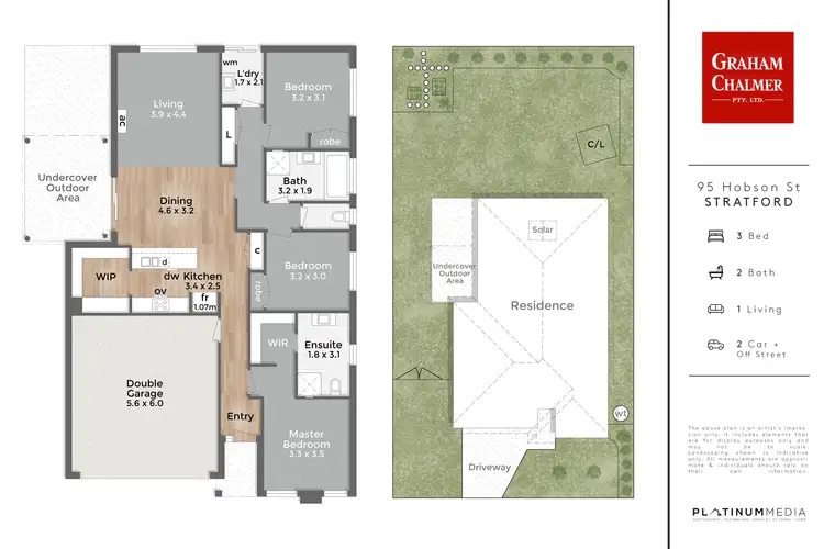 Floorplan of Homely house listing, 95 Hobson Street, Stratford VIC 3862