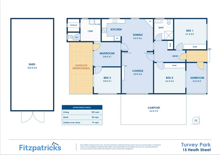 Floorplan of Homely house listing, 15 Heath Street, Turvey Park NSW 2650
