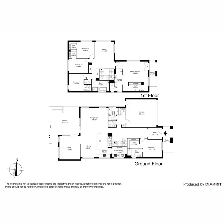 Floorplan of Homely house listing, 14 Grovedon Circuit, Donnybrook VIC 3064
