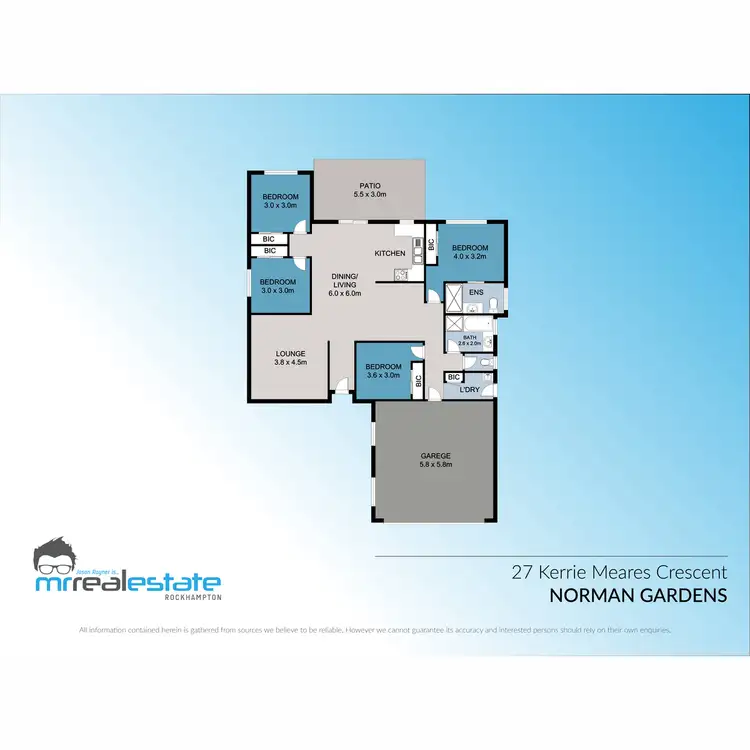 Floorplan of Homely house listing, 27 Kerrie Meares Crescent, Gracemere QLD 4702