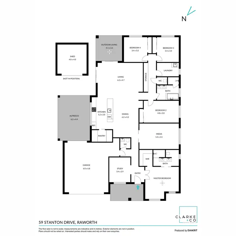 Floorplan of Homely house listing, 59 Stanton Drive, Raworth NSW 2321